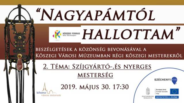 „Nagyapmtl hallottam” – Ngy beszlgets a kznsg bevonsval a Kszegi Vrosi Mzeumban rgi kszegi mesterekrl 